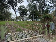 #3: This private property gateway was as close as I could get to the point, 3.22km away