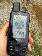 #5: My GPS receiver at my closest approach, 3.22km from the point