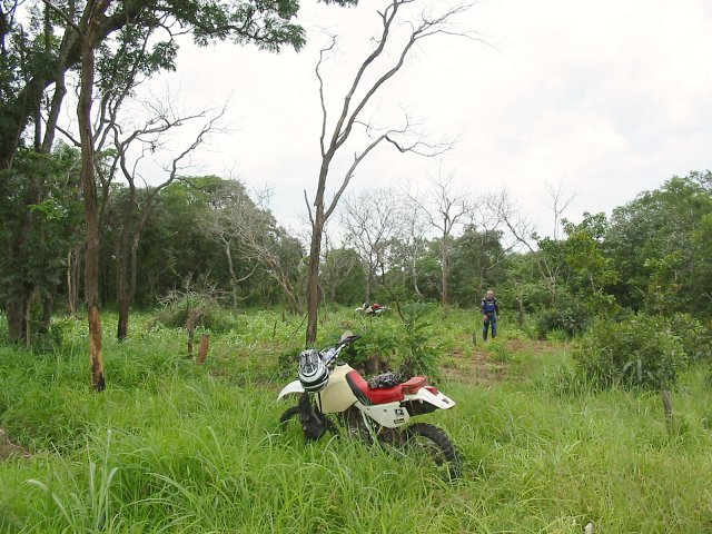 Where we parked the bikes