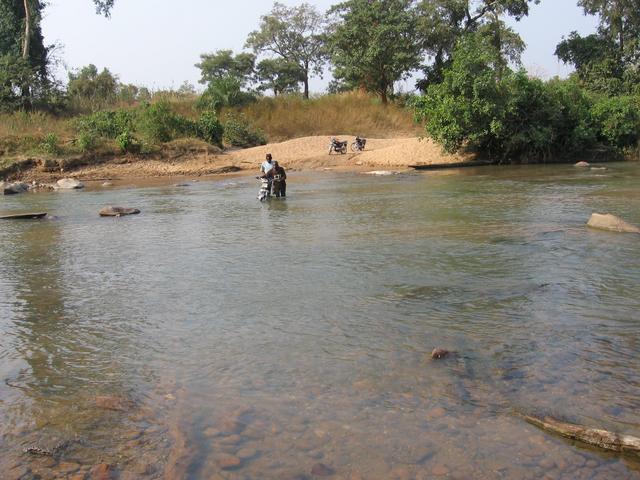 One of the many river crossings
