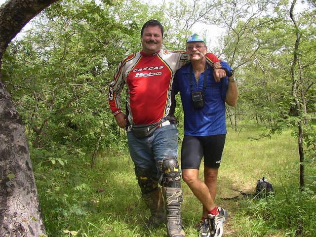 Helmut and Uli at the Confluence