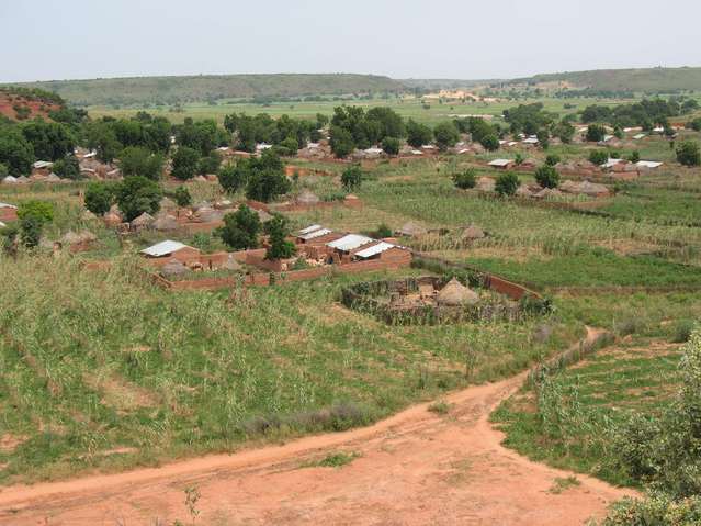 The entrance of the village