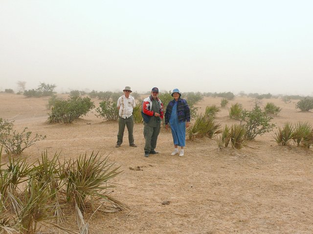 East from the point, with Marvin, Chris, and Gwen