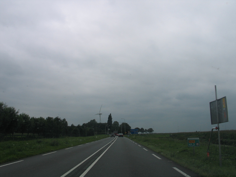 Driving on dutch roads.