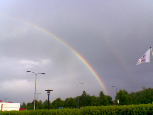 Double rainbow over Leusden