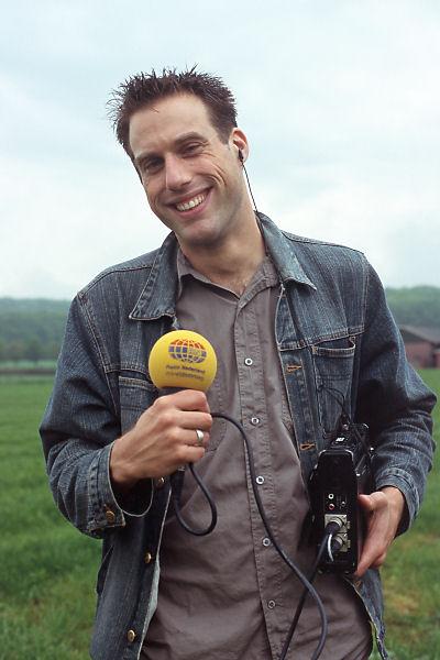 Maurice, the reporter from Netherlands Radio