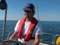 #6: Looking to the West; PBO Capt. Nico steering
