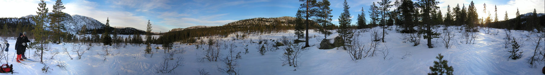 Panorama from the confluence site