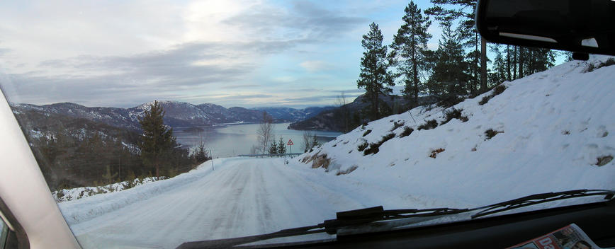 View towards Fyresdal on the way back