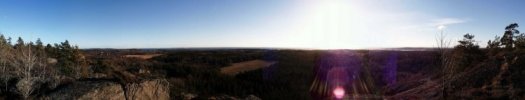 #1: 180-degree panoramic view from Haugane