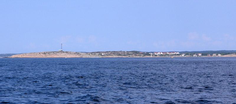 View NNW towards Viker harbour where we started.