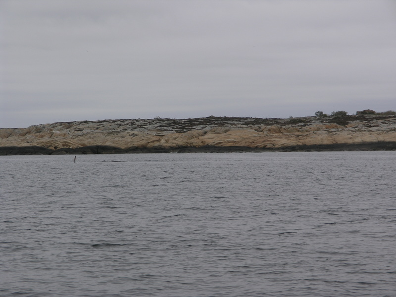 The underwater rock NE of the point