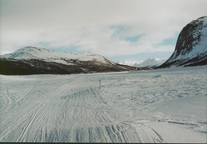 View SE over Vinjefjorden (Vestre Vinjekyrkja on the right)