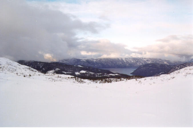 Looking north towards Grønli on my way back