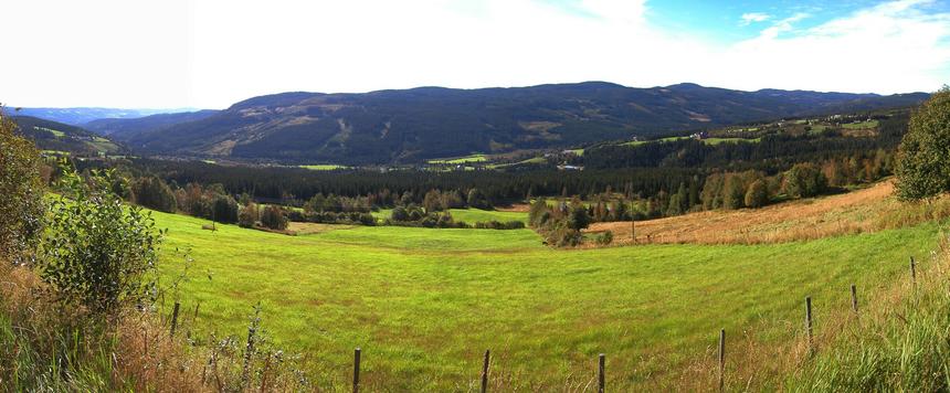 Looking out over Torpa valley