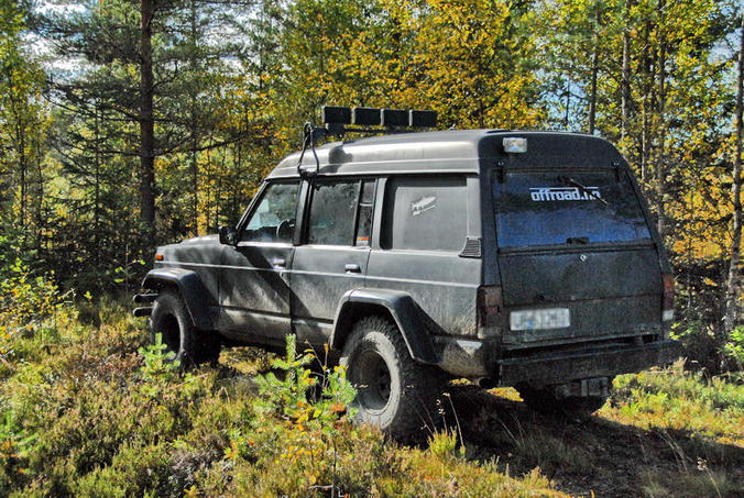 Nissan Patrol near the starting point / Nissan Patrol nahe des Ausgangspunktes