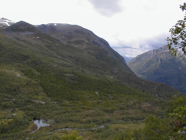 View from confluence, north towards Volda.