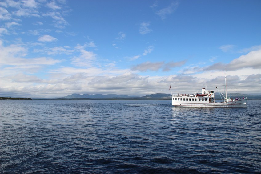 Femund lake-taxi, a few km west of the CP