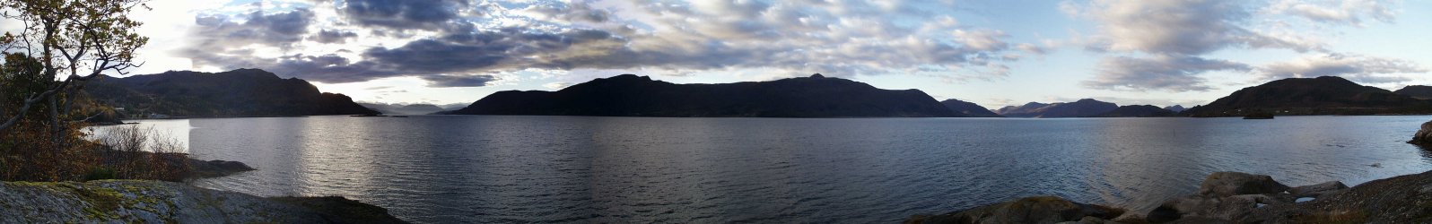 Panoramic view of the confluence