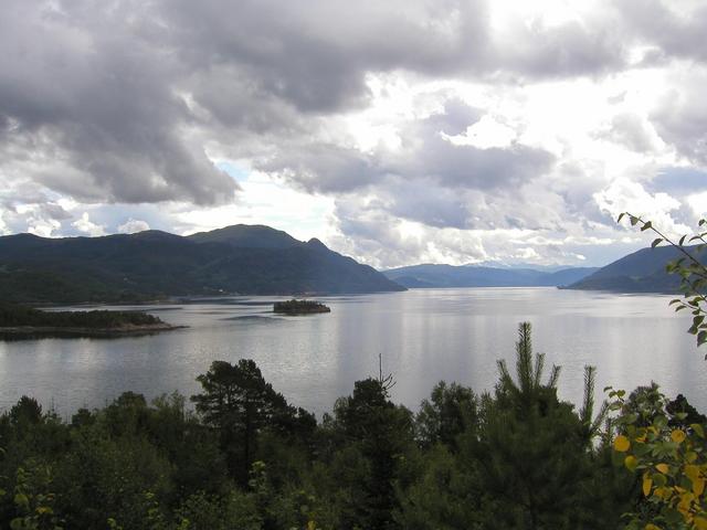 View of the confluence area from the highway