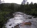 #5: Fording the river just before the confluence