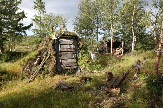 Mortenskåten, the NTNUI-cabin 2.8 km away from the confluence