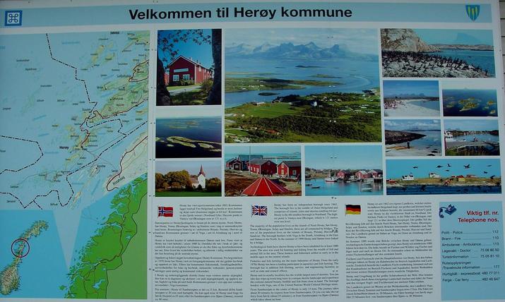 Information sign / Informationstafel der Region