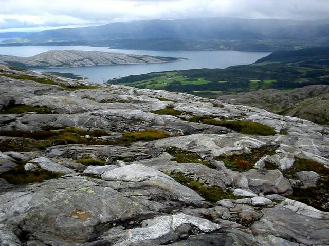 Vefsnfjorden from a point 78 m north of confluence point