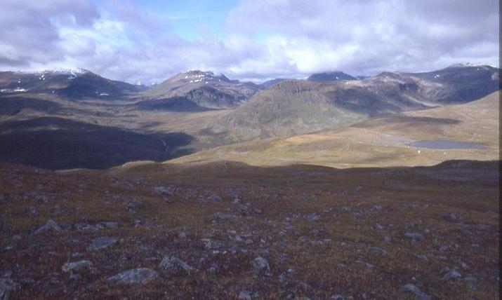 Surrounding mountains north of the CP