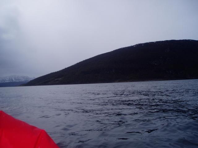 View south towards the mouth of Burfjord.