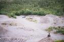 #5: Looking down from top of the quarry walls Asaf is going down