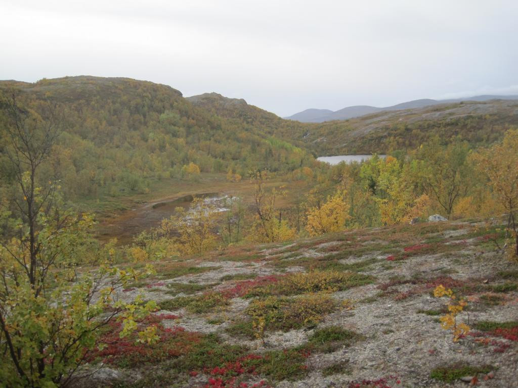 Süden; view south