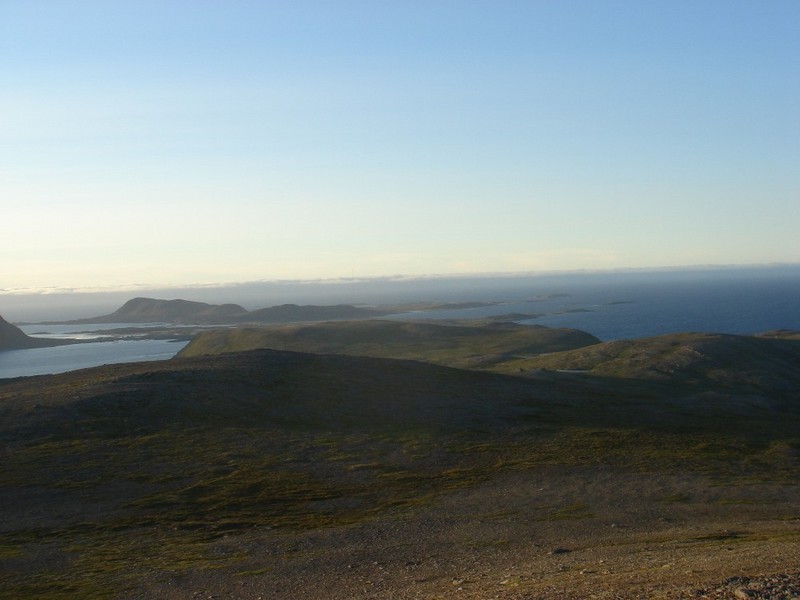 Top off the Point Hill to the view North - End off Norway / Nördliche Sicht von der Bergspitze