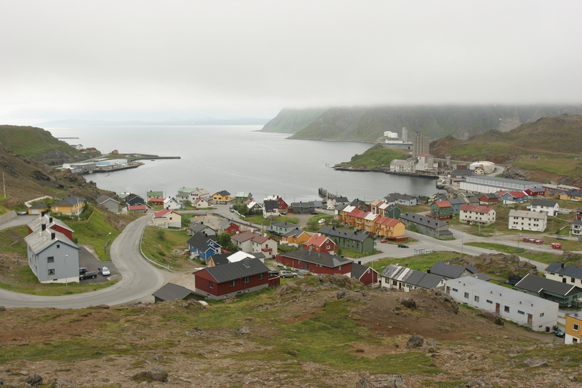 view over Honningsvåg