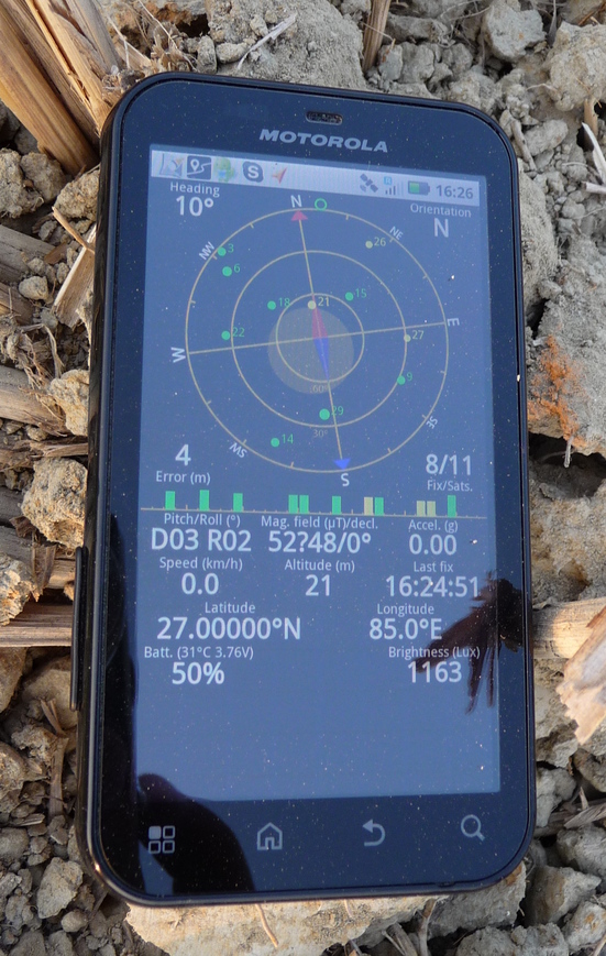 GPS at the confluence