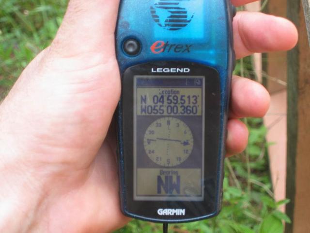 GPS showing coordinates getting close