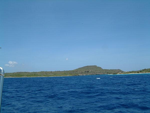 View of Spanish Water entrance, looking directly away from Confluence which is ESE 14 km