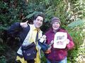 #2: Joseph Kerski, left, and Anne Olsen, at the confluence; photo taken by John Olsen (not pictured).