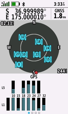 As close to ‘All Zeros’ as I could get (GPS+Galileo+BeiDou+QZSS)