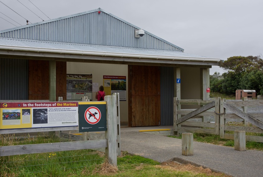 Whareroa Farm - the starting point for my ride - was a U.S. Marine base during WWII