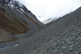 #1: View north-east, upstream