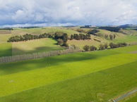 #11: View West, from 120m above the point