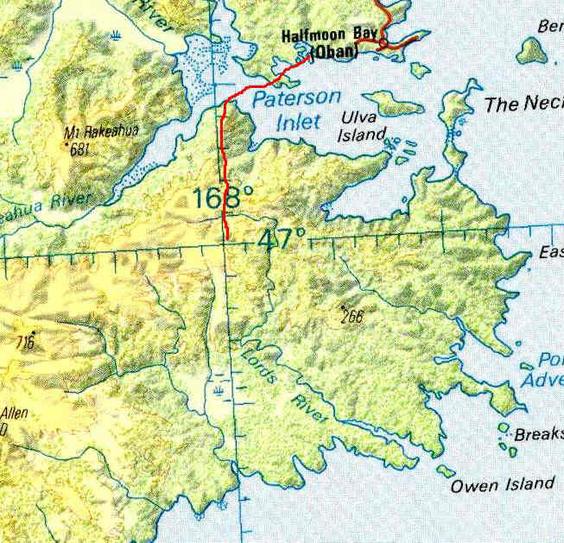 Approximate flight path shown in red