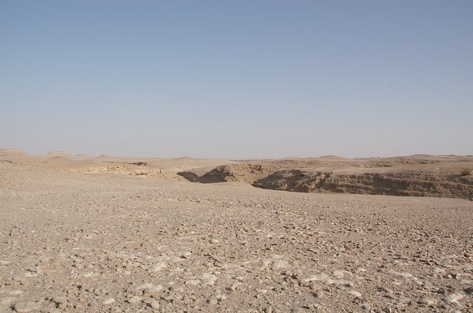 Looking North over the confluence point