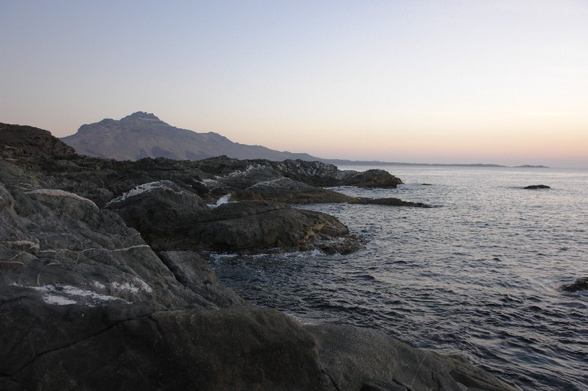 View into bay from West