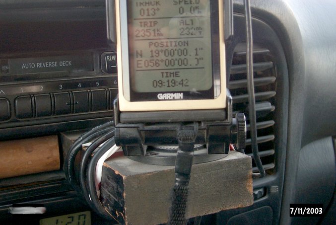 GPS reading