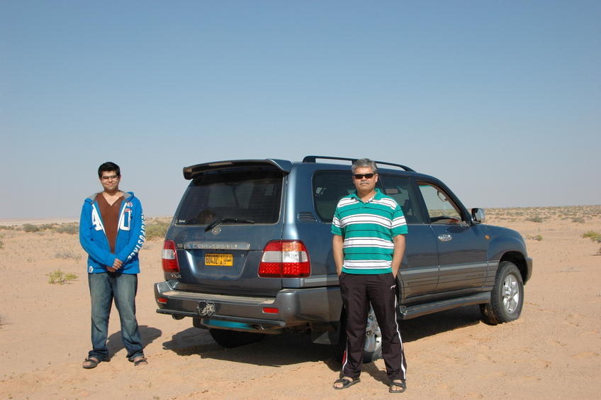 Confluence Team (L-R): Aayush Sikri, the Blue Horse, Ajay Sikri