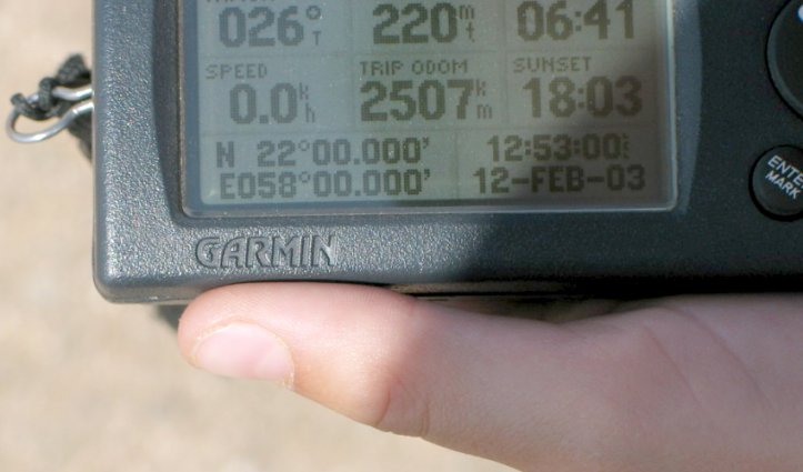 GPS reading