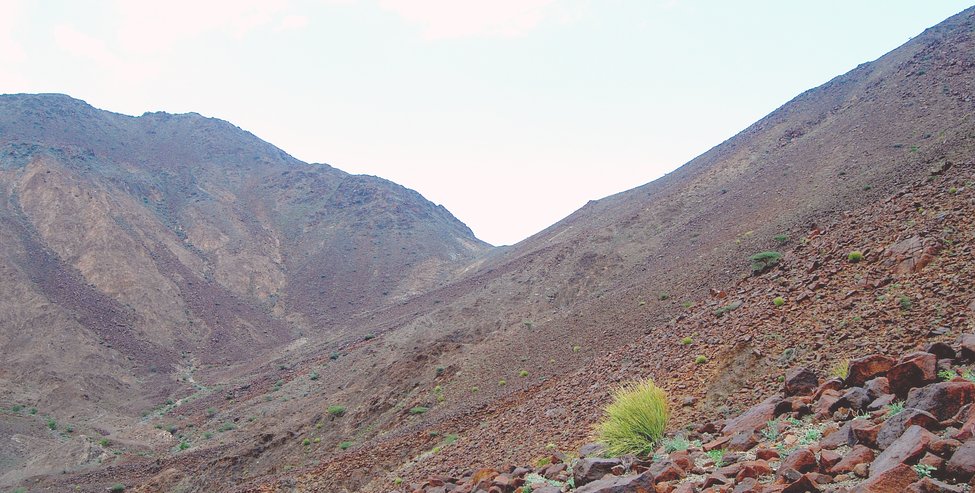 View towards North and Wādiy Mahram