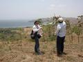 #10: Bettina and Jairo working in the reforestation plot